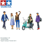 Bouwpakket 1:24 | Tamiya 24356 | Figure Campus Friends Set II Bouwpakket 1:24 | Tamiya 24356 | Figure Campus Friends Set II