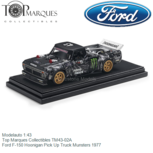 Modelauto 1:43 | Top Marques Collectibles TM43-02A | Ford F-150 Hoonigan Pick Up Truck Munsters 1977 Modelauto 1:43 | Top Marques Collectibles TM43-02A | Ford F-150 Hoonigan Pick Up Truck Munsters 1977