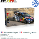 Bouwpakket 1:24 | Belkits BEL011 | Volkswagen Polo R WRC | Volkswagen Motorsport 2016 #1 Monaco / Monte Carlo Bouwpakket 1:24 | Belkits BEL011 | Volkswagen Polo R WRC | Volkswagen Motorsport 2016 #1 Monaco / Monte Carlo