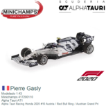 Modelauto 1:43 | Minichamps 417200110 | Alpha Tauri AT1 | Alpha Tauri Racing Honda 2020 #10 Austria / Red Bull Ring / Austrian Grand Pri Modelauto 1:43 | Minichamps 417200110 | Alpha Tauri AT1 | Alpha Tauri Racing Honda 2020 #10 Austria / Red Bull Ring / Austrian Grand Pri