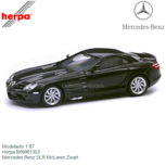 Modelauto 1:87 | Herpa B66961353 | Mercedes Benz SLR McLaren Zwart Modelauto 1:87 | Herpa B66961353 | Mercedes Benz SLR McLaren Zwart