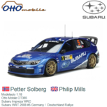 Modelauto 1:18 | Otto Mobile OT365 | Subaru Impreza WRC | Subaru WRT 2008 #5 Germany / Deutschland Rallye Modelauto 1:18 | Otto Mobile OT365 | Subaru Impreza WRC | Subaru WRT 2008 #5 Germany / Deutschland Rallye