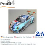 Bouwpakket 1:24 | Profil 24 D24057 | Decalset Porsche 911 997 GT3 RSR | Flying Lizard Motorsport 2007 #80 France / Le Mans / 24 Hours Bouwpakket 1:24 | Profil 24 D24057 | Decalset Porsche 911 997 GT3 RSR | Flying Lizard Motorsport 2007 #80 France / Le Mans / 24 Hours