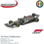 Modelauto 1:43 | Minichamps 417209907 | Alfa Romeo C39 | Alfa Romeo Racing F1 2020 #07 Modelauto 1:43 | Minichamps 417209907 | Alfa Romeo C39 | Alfa Romeo Racing F1 2020 #07