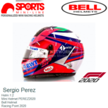 Helm 1:2 | Mini Helmet PEREZ2020 | Bell Helmet | Racing Point 2020 Helm 1:2 | Mini Helmet PEREZ2020 | Bell Helmet | Racing Point 2020