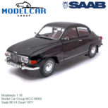 Modelauto 1:18 | Model Car Group MCG18063 | Saab 96 V4 Zwart 1971 Modelauto 1:18 | Model Car Group MCG18063 | Saab 96 V4 Zwart 1971