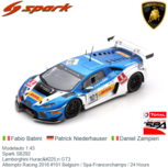 Modelauto 1:43 | Spark SB292 | Lamborghini Huracán GT3 | Attempto Racing 2016 #101 Belgium / Spa-Francorchamps / 24 Hours Modelauto 1:43 | Spark SB292 | Lamborghini Huracán GT3 | Attempto Racing 2016 #101 Belgium / Spa-Francorchamps / 24 Hours