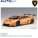 Modelauto 1:18 | Autoart 81558 | Lamborghini Huracán Super Trofeo Arancio Borealis Orange Modelauto 1:18 | Autoart 81558 | Lamborghini Huracán Super Trofeo Arancio Borealis Orange