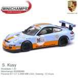 Modelauto 1:43 | Minichamps 400066496 | Porsche 911 GT 3 2006 #96 USA / Sebring / 12 Hours Modelauto 1:43 | Minichamps 400066496 | Porsche 911 GT 3 2006 #96 USA / Sebring / 12 Hours