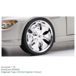 Accesoire 1:18 | BrandLess RIMS02 | Velgenset Type 2 20 Inch Spinner Chroom Accesoire 1:18 | BrandLess RIMS02 | Velgenset Type 2 20 Inch Spinner Chroom
