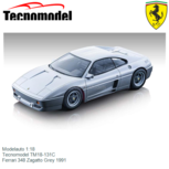 Modelauto 1:18 | Tecnomodel TM18-131C | Ferrari 348 Zagatto Grey 1991 Modelauto 1:18 | Tecnomodel TM18-131C | Ferrari 348 Zagatto Grey 1991
