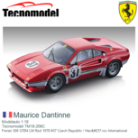 Modelauto 1:18 | Tecnomodel TM18-208C | Ferrari 308 GTB4 LM Red 1978 #37 Czech Republic / Havírov International Modelauto 1:18 | Tecnomodel TM18-208C | Ferrari 308 GTB4 LM Red 1978 #37 Czech Republic / Havírov International