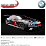Modelauto 1:18 | Minichamps 155202924 | BMW M8 GTE | BMW Team RLL 2020 #24 USA / Daytona 24 hours Modelauto 1:18 | Minichamps 155202924 | BMW M8 GTE | BMW Team RLL 2020 #24 USA / Daytona 24 hours