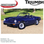 Modelauto 1:43 | Minichamps 940132531 | Triumph Spitfire Mk.IV Blue Modelauto 1:43 | Minichamps 940132531 | Triumph Spitfire Mk.IV Blue