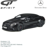 Modelauto 1:18 | GT Spirit GT297 | Mercedes Benz S63 AMG Widebody | Prior Design 2017 Modelauto 1:18 | GT Spirit GT297 | Mercedes Benz S63 AMG Widebody | Prior Design 2017