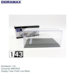 Modelauto 1:43 | Dioramax 99943002 | Display Case Finish Line Black Modelauto 1:43 | Dioramax 99943002 | Display Case Finish Line Black
