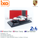 Modelauto 1:43 | IXO-Models LE43022 | Porsche 911 RSR LMGTE | Porsche GT Team 2018 #93 France / Le Mans / 24 Hours Modelauto 1:43 | IXO-Models LE43022 | Porsche 911 RSR LMGTE | Porsche GT Team 2018 #93 France / Le Mans / 24 Hours
