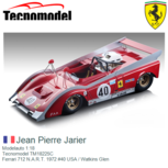 Modelauto 1:18 | Tecnomodel TM18225C | Ferrari 712 N.A.R.T. 1972 #40 USA / Watkins Glen Modelauto 1:18 | Tecnomodel TM18225C | Ferrari 712 N.A.R.T. 1972 #40 USA / Watkins Glen