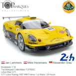 Modelauto 1:18 | Top Marques Collectibles TOP055C | Lotus Elise GT1 | GT1 Lotus Racing 1997 #49 France / Le Mans / 24 Hours Modelauto 1:18 | Top Marques Collectibles TOP055C | Lotus Elise GT1 | GT1 Lotus Racing 1997 #49 France / Le Mans / 24 Hours