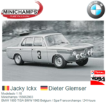 Modelauto 1:18 | Minichamps 155652903 | BMW 1800 TISA BMW 1965 Belgium / Spa-Francorchamps / 24 Hours Modelauto 1:18 | Minichamps 155652903 | BMW 1800 TISA BMW 1965 Belgium / Spa-Francorchamps / 24 Hours