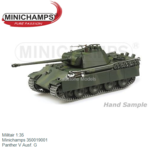 Militair 1:35 | Minichamps 350019001 | Panther V Ausf. G Militair 1:35 | Minichamps 350019001 | Panther V Ausf. G