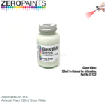 | Zero Paints ZP-1137 | Airbrush Paint 120ml Gloss White | Zero Paints ZP-1137 | Airbrush Paint 120ml Gloss White