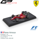 Modelauto 1:43 | GP Replicas GP43-19B | Ferrari 126 C4 | Scuderia Ferrari 1984 #28 Modelauto 1:43 | GP Replicas GP43-19B | Ferrari 126 C4 | Scuderia Ferrari 1984 #28