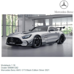 Modelauto 1:18 | Dealer B66961282 | Mercedes Benz AMG GT3 Black Edition Silver 2021 Modelauto 1:18 | Dealer B66961282 | Mercedes Benz AMG GT3 Black Edition Silver 2021