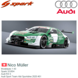 Modelauto 1:43 | Spark SG654 | Audi RS 5 | Audi Sport Team Abt Sportsline 2020 #51 Modelauto 1:43 | Spark SG654 | Audi RS 5 | Audi Sport Team Abt Sportsline 2020 #51
