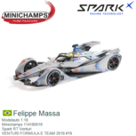Modelauto 1:18 | Minichamps 114180019 | Spark RT Venturi | VENTURI FORMULA E TEAM 2018 #19 Modelauto 1:18 | Minichamps 114180019 | Spark RT Venturi | VENTURI FORMULA E TEAM 2018 #19