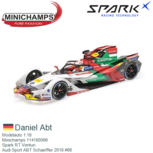 Modelauto 1:18 | Minichamps 114180066 | Spark RT Venturi | Audi Sport ABT Schaeffler 2018 #66 Modelauto 1:18 | Minichamps 114180066 | Spark RT Venturi | Audi Sport ABT Schaeffler 2018 #66