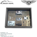 Modelauto 1:18 | Almost Real ALM430305 | Bentley GT3 | TEAM ABSOLUTE 2015 #7 Modelauto 1:18 | Almost Real ALM430305 | Bentley GT3 | TEAM ABSOLUTE 2015 #7