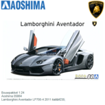 Bouwpakket 1:24 | Aoshima 05864 | Lamborghini Aventador LP700-4 2011 italië Bouwpakket 1:24 | Aoshima 05864 | Lamborghini Aventador LP700-4 2011 italië