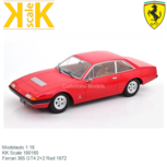 Modelauto 1:18 | KK Scale 180165 | Ferrari 365 GT4 2+2 Red 1972 Modelauto 1:18 | KK Scale 180165 | Ferrari 365 GT4 2+2 Red 1972