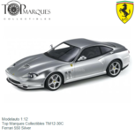 Modelauto 1:12 | Top Marques Collectibles TM12-30C | Ferrari 550 Silver Modelauto 1:12 | Top Marques Collectibles TM12-30C | Ferrari 550 Silver