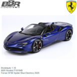 Modelauto 1:18 | BBR Models P18194B | Ferrari SF90 Spider Blue Electrico 2020 Modelauto 1:18 | BBR Models P18194B | Ferrari SF90 Spider Blue Electrico 2020