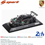 Modelauto 1:43 | Spark WAP0209020MLEM | Porsche 911 RSR-19 LMGTE-PRO | Porsche GT Team 2020 #92 France / Le Mans / 24 Hours Modelauto 1:43 | Spark WAP0209020MLEM | Porsche 911 RSR-19 LMGTE-PRO | Porsche GT Team 2020 #92 France / Le Mans / 24 Hours