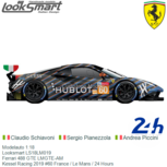 Modelauto 1:18 | Looksmart LS18LM019 | Ferrari 488 GTE LMGTE-AM | Kessel Racing 2019 #60 France / Le Mans / 24 Hours Modelauto 1:18 | Looksmart LS18LM019 | Ferrari 488 GTE LMGTE-AM | Kessel Racing 2019 #60 France / Le Mans / 24 Hours