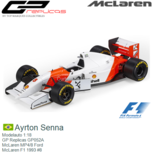 Modelauto 1:18 | GP Replicas GP052A | McLaren MP4/8 Ford | McLaren F1 1993 #8 Modelauto 1:18 | GP Replicas GP052A | McLaren MP4/8 Ford | McLaren F1 1993 #8