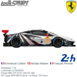 Modelauto 1:18 | Looksmart LS18LM025 | Ferrari 488 GTE EVO LMGTE-AM | AF Corse 2020 #83 France / Le Mans / 24 Hours Modelauto 1:18 | Looksmart LS18LM025 | Ferrari 488 GTE EVO LMGTE-AM | AF Corse 2020 #83 France / Le Mans / 24 Hours