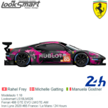 Modelauto 1:18 | Looksmart LS18LM026 | Ferrari 488 GTE EVO LMGTE-AM | Iron Lynx 2020 #85 France / Le Mans / 24 Hours Modelauto 1:18 | Looksmart LS18LM026 | Ferrari 488 GTE EVO LMGTE-AM | Iron Lynx 2020 #85 France / Le Mans / 24 Hours
