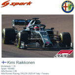 Modelauto 1:18 | Spark 18S480 | Alfa Romeo C39 | Alfa Romeo Racing ORLEN 2020 #7 Italy / Fiorano Modelauto 1:18 | Spark 18S480 | Alfa Romeo C39 | Alfa Romeo Racing ORLEN 2020 #7 Italy / Fiorano