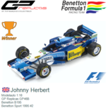Modelauto 1:18 | GP Replicas GP46B | Benetton B195 | Benetton Sport 1995 #2 Modelauto 1:18 | GP Replicas GP46B | Benetton B195 | Benetton Sport 1995 #2