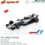 Modelauto 1:18 | Spark 18S301 | Mercedes AMG F1 W08 EQ Power | Mercedes AMG Petronas F1 2017 #77 Bahrain Modelauto 1:18 | Spark 18S301 | Mercedes AMG F1 W08 EQ Power | Mercedes AMG Petronas F1 2017 #77 Bahrain