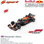 Modelauto 1:18 | Spark 18S476 | Red Bull RB16 Honda | Red Bull Racing 2020 #23 Spain / Barcelona de Catalunya Modelauto 1:18 | Spark 18S476 | Red Bull RB16 Honda | Red Bull Racing 2020 #23 Spain / Barcelona de Catalunya