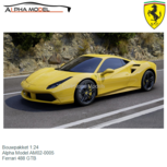 Bouwpakket 1:24 | Alpha Model AM02-0005 | Ferrari 488 GTB Bouwpakket 1:24 | Alpha Model AM02-0005 | Ferrari 488 GTB