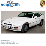 Modelauto 1:18 | Model Car Group 18194 | Porsche 924 Turbo White 1979 Modelauto 1:18 | Model Car Group 18194 | Porsche 924 Turbo White 1979