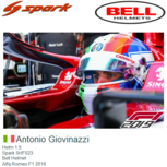 Helm 1:5 | Spark 5HF023 | Bell Helmet | Alfa Romeo F1 2019 Helm 1:5 | Spark 5HF023 | Bell Helmet | Alfa Romeo F1 2019