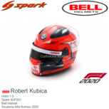 Helm 1:5 | Spark 5HF051 | Bell Helmet | Scuderia Alfa Romeo 2020 Helm 1:5 | Spark 5HF051 | Bell Helmet | Scuderia Alfa Romeo 2020