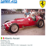 Modelauto 1:43 | Tameo TMK439 | Ferrari 375 Indianapolis | Scuderia Ferrari 1952 #12 USA / Indianapolis / indy 500 Modelauto 1:43 | Tameo TMK439 | Ferrari 375 Indianapolis | Scuderia Ferrari 1952 #12 USA / Indianapolis / indy 500
